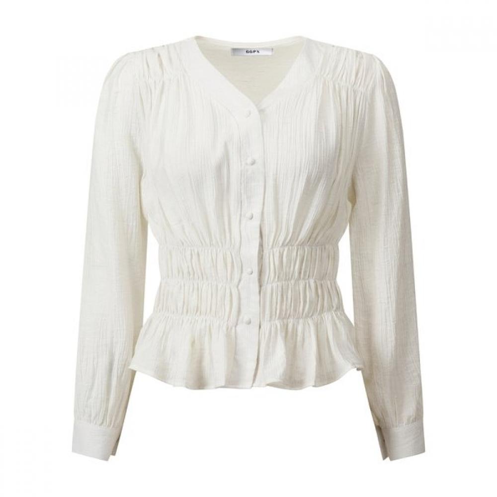 Ggpx Long Sleeve Smoke Blouse  Gq3sh051f 