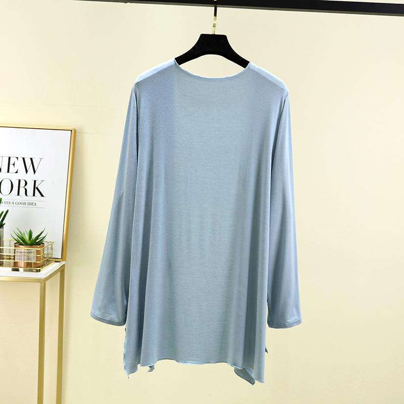 Sommer Frauen Ärmel solide Bluse Casual Urlaub Strand Kimonos vorne offen Shirt Blusas Mode Strickjacke