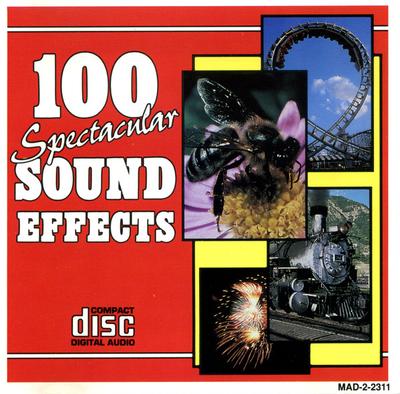 CD GEEN ARTIEST 100 Spectaculaire Geluidseffecten MAD22311 Madacy Canada Geluidseffecten Natuur Gebruikt