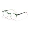 Round Glasses Men'S 8840 Candy-Colored Flat Glasses Women'S College Wind Sweet Plain Mirror