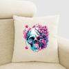 Iron-On Transfers Flower Skulls Thermal Press Vinyl A-Level Washable DIY Hoodies Tops Patch On Clothes Hiphop Skull