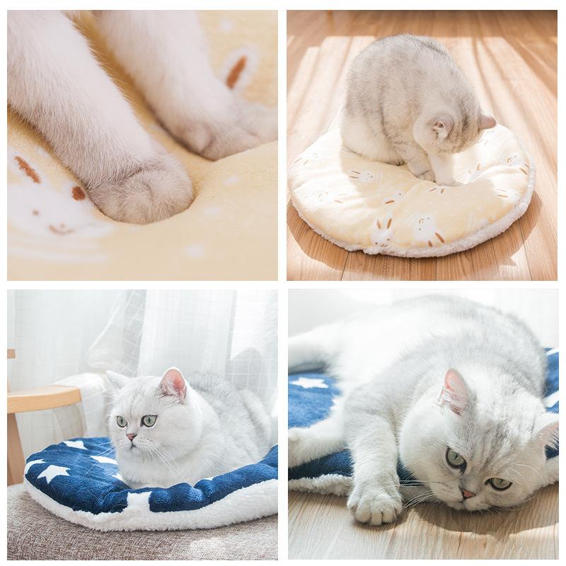 Autumn and Winter Dog Blankets  Quilts  Four Seasons Flannel Dog Kennels  Cat Kennels  Coral Velvet Cat Blankets  Pet Mats