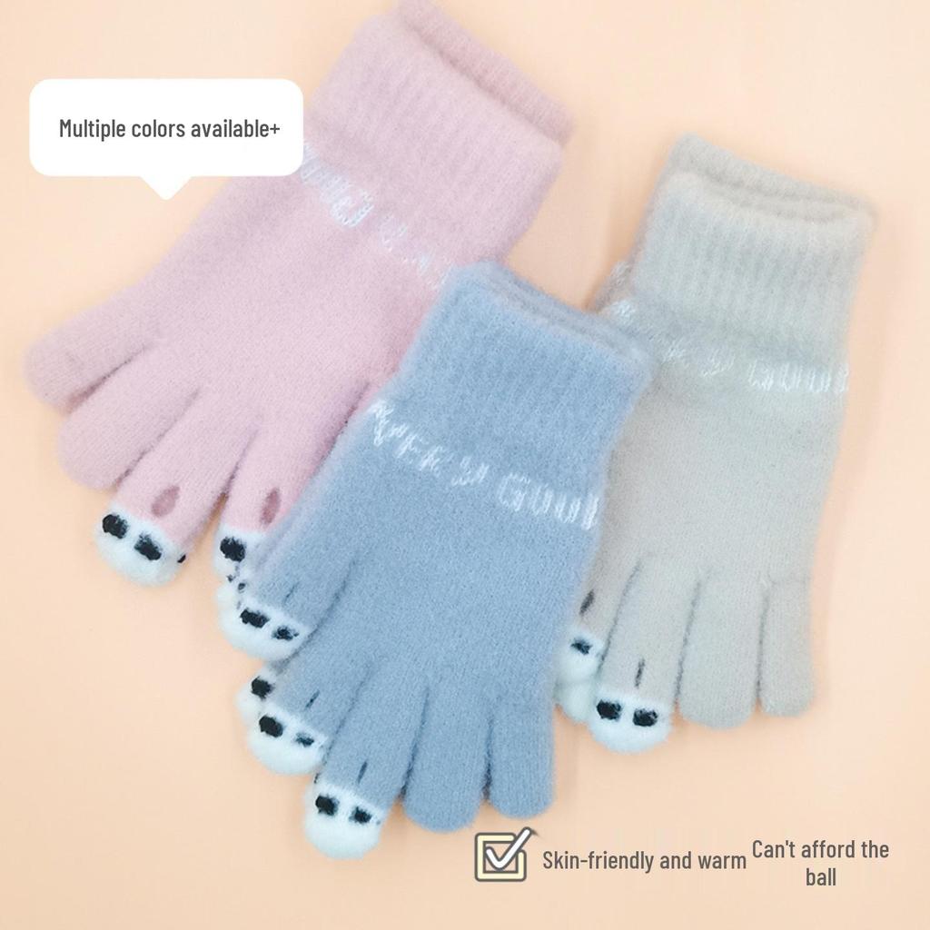 Newcomer Discount: Warm, Windproof Knitted Gloves for Winter Riding