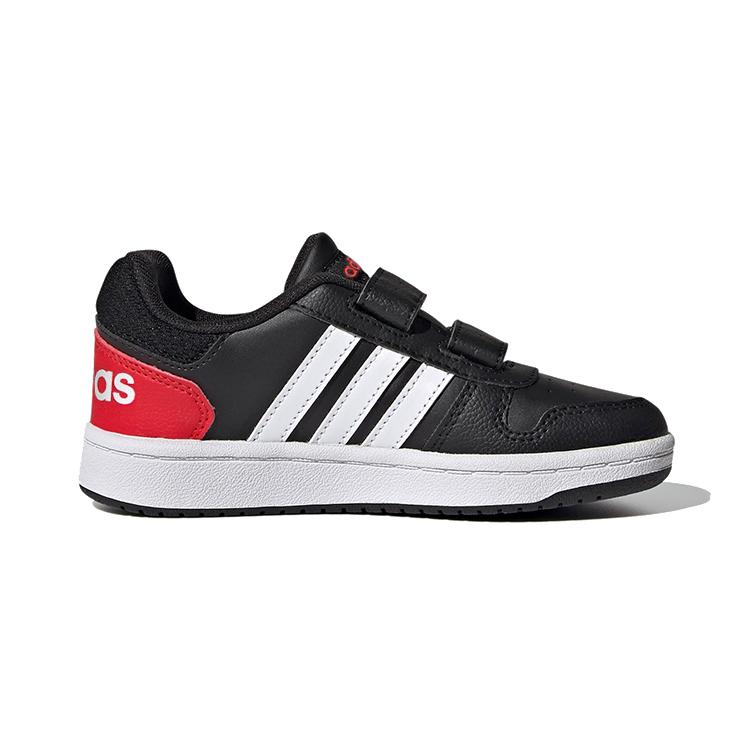 adidas Neo Hoops 2.0 Comfortable Low Top Children's Basketball Shoes Children Aged 3 7 Years Old FY9442