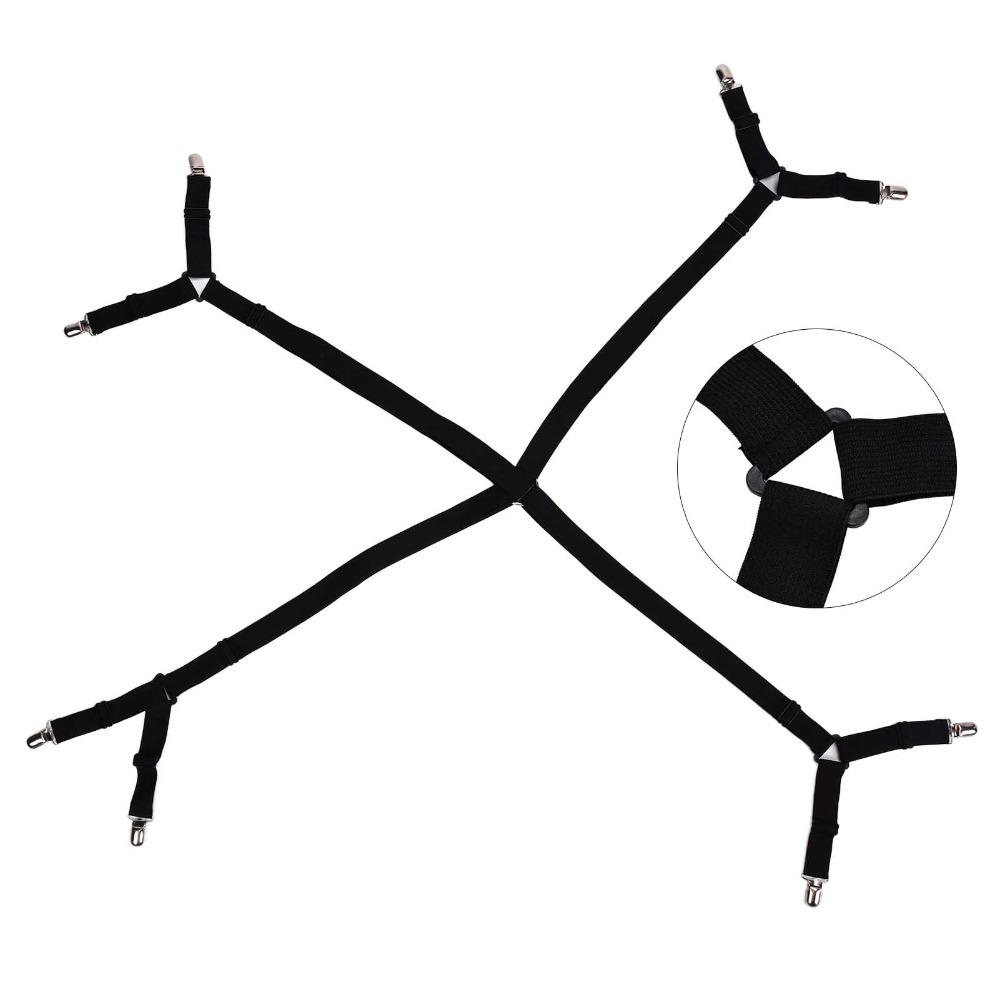 Length Before Stretching 57cm Adjustable Stretch Triangle Metal Fixing Clips