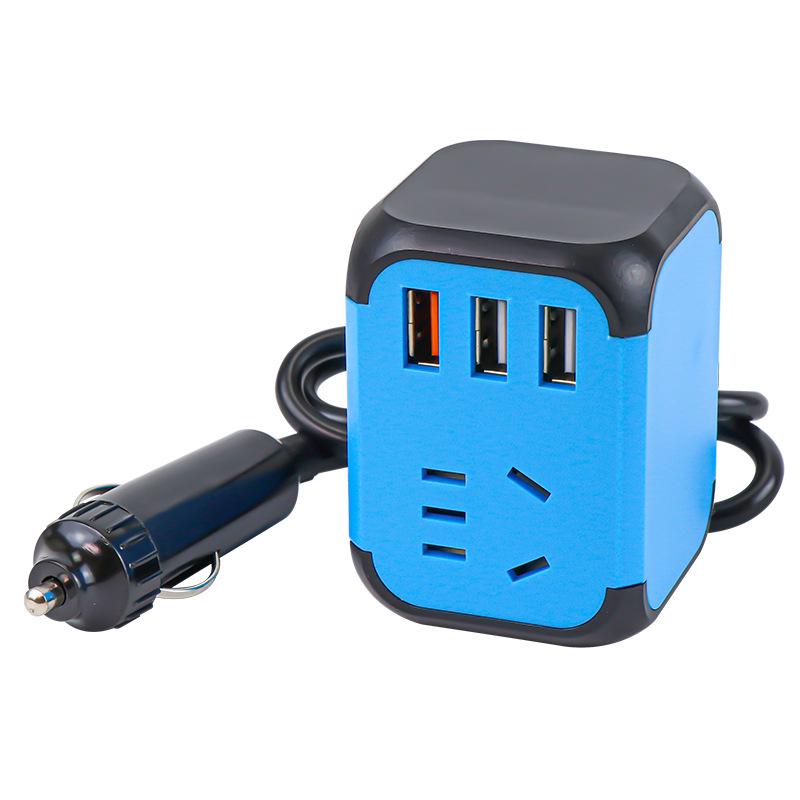 12V/24V auf 220V Auto- und LKW-Wechselrichter mit USB-Schnellladebuchse