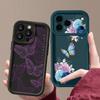 Pink Butterfly Case For iPhone 17 Pro Max Case iPhone 16 15 14 13 Pro Max 11 17e 16e Shockproof Bumper Soft Silicone Phone Cover Cases