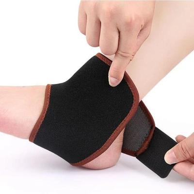 Magnetic Fiber Heel Brace Self-Heating Therapy Bandage Plantar Practical Elastic Guard