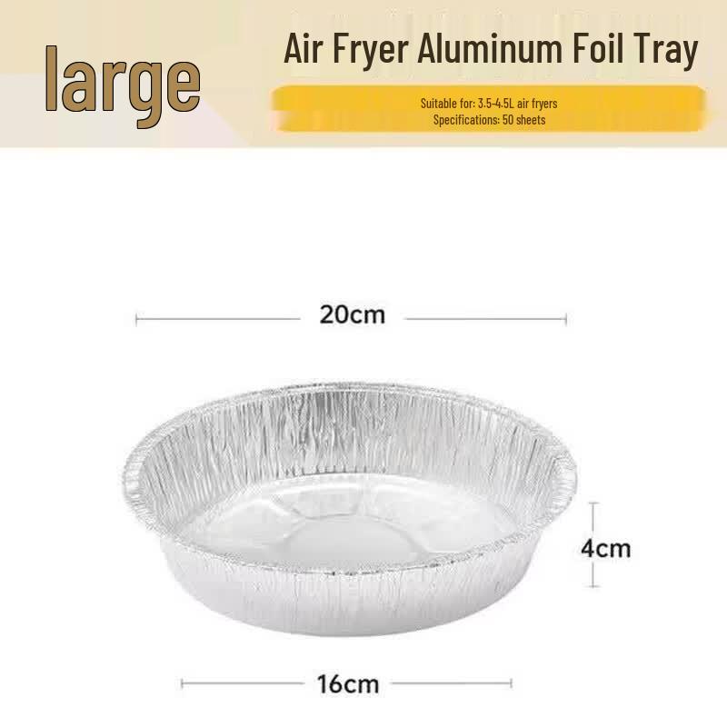 Beixun Large Disposable Aluminum Foil Baking Trays, 50-Pack