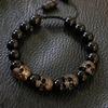1PC  Chic Beaded Stone Skull Decor Bracelet Halloween Accessories