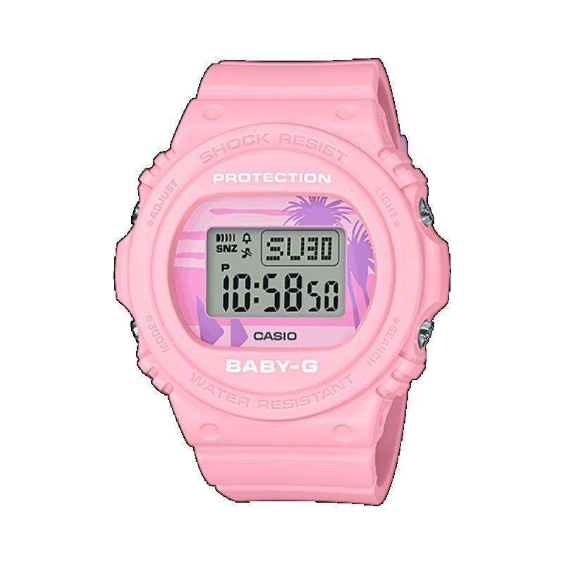 

Casio Men s Resin 200M Water Resistant Shock Resistant Alarm Quartz Watch BGD-570BC-4 красный