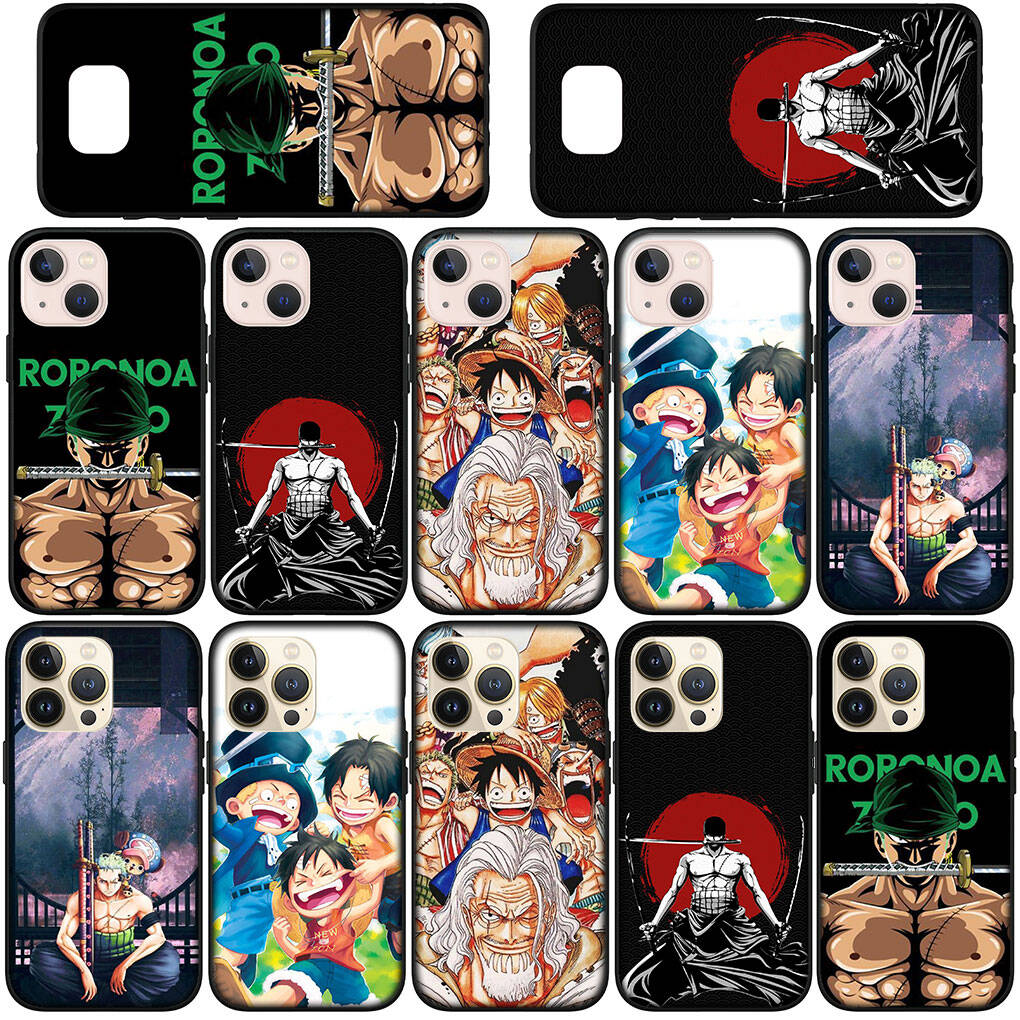 Phone Case for iPhone 17 15 16 Plus Redmi Note 14 12 11 13 Pro Max Huawei P30 P20 Lite OPPO A60 A40 A80 A18 Comics Luffy One Piece Roronoa Zoro Cover