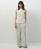 Leopeusaideuhwaiteulabel Belted Curtain Pants Oyster