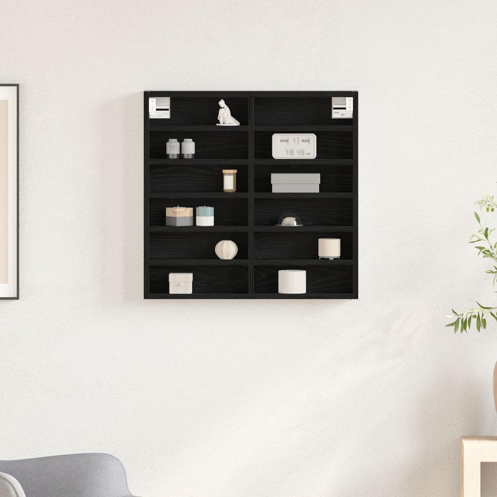 1 Wall Mounted Storage Shelf Display Cabinet, Ideal for Shelf Decorations in Living Room, Bedroom, Office, 100x8.5x75 cm
