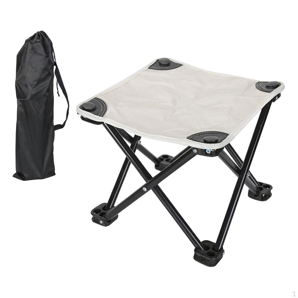 Camp Stool Foldable Camping Footrest for Adults Footstool Small Chair Collapsible