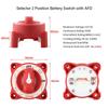 Marine Battery Selector Switch 4 Position Waterproof Heavy Duty for Fishing Boat Power System Upgrade