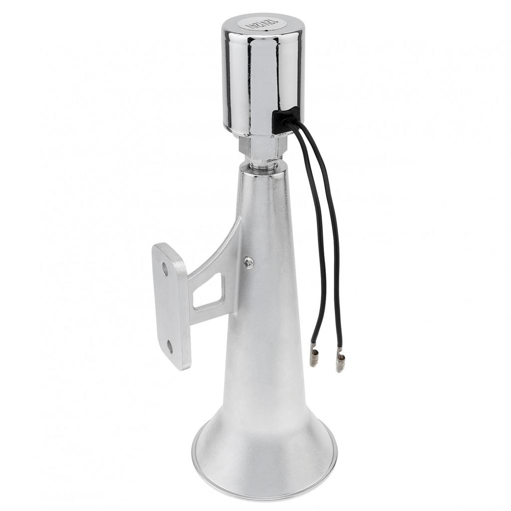 180dB Super Loud Zinc Alloy 12 / 24V Single Tube Air Horn for Trucks Buses Boat Trains Etc, Wear-resistant Whistle Horn