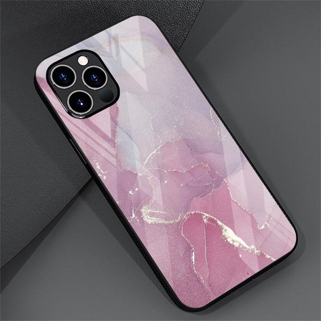 Tvrzené sklo s mramorovým vzorem pro Apple iPhone 13 Pro 11 14 12 7 8 Plus SE 2022 XR X XS Max 6 6S