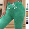 Seamless High Waist Cross-Over Peach-Lift Yoga Leggings