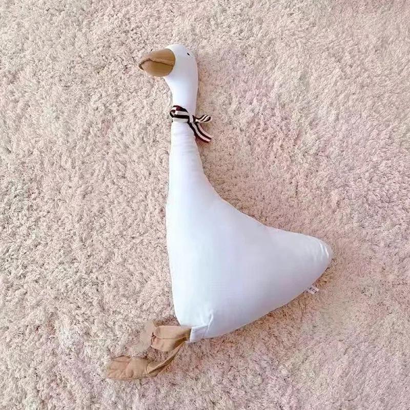 

Милая мягкая игрушка в скандинавском стиле, каваи, гусь, плюшевая кукла для маленьких девочек, детская кукла для сна, декор для комнаты