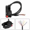 Multi-Function Motorcycle Handlebar Control Switch Single Push Blinker Push Button for GS Offroad