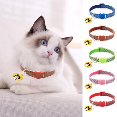 Haustierhalsband, superweich, verschleißfest, attraktiver Druck, reflektierender Anhänger für Hunde und Katzen