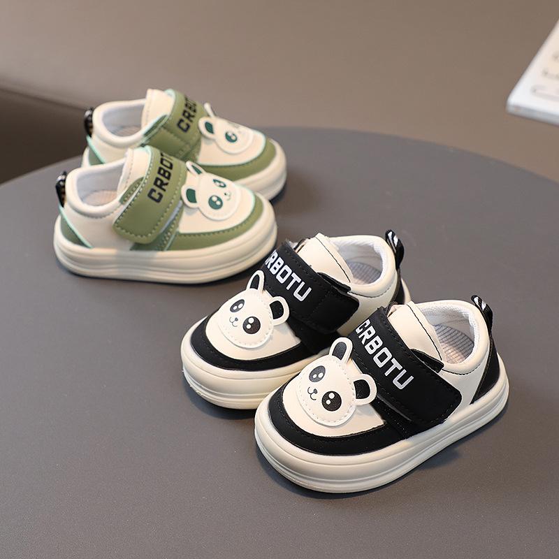 Baby Toddler Shoes Spring and Autumn 0-1-2 Year Old Baby Girl Baby Shoes Soft Sole Cartoon Functional Shoes