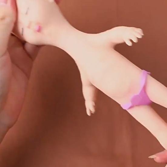 Human Baby Doll Squeeze Toy Flexible Tensile Rebound Cute Baby Doll