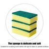 Sponges for Dishes Household Scrubbing Sponges for Kitchen Reusable Scrubber Brush Pads Cleaning Supplies for Pots Pans Cookware