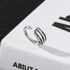Bague ouverte à la paume et aux doigts Mode Bague de couple Bijoux Hip Hop Européens et Américains Mode
