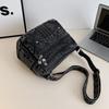 Casual Denim Crossbody Bag Women's Lightweight Commuter Shoulder Bag Fashionable New Style Versatile Korean Design