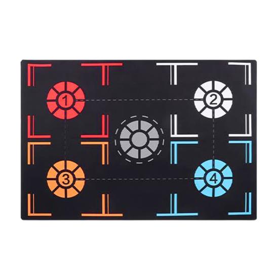 

Баскетбольный тренировочный коврик для детей, улучшающий навыки ведения мяча, нескользящий коврик, складной, противоскользящий