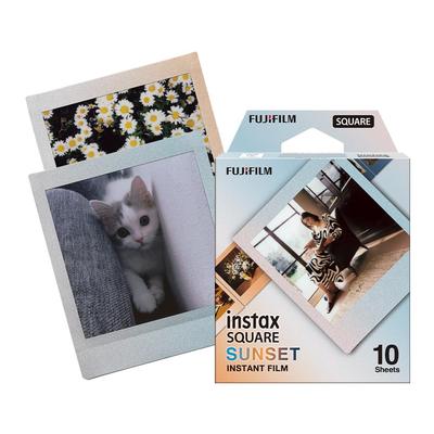 FUJIFILM Square Format Film Instax SQUARE Sunset Frame 10 Pieces INS SQ SUNSET WW 1