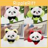 Plush Charming Soft Panda Sunflower Keychain Doll Colorful Bag Gifts Accessory