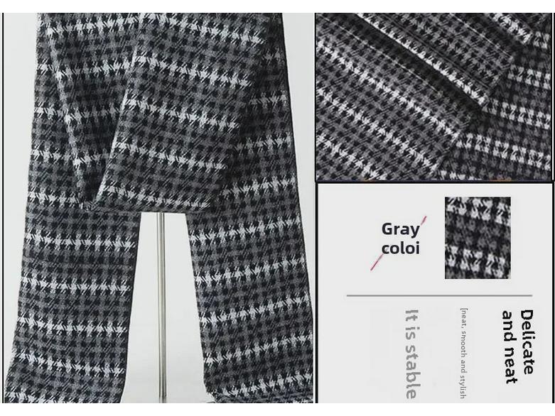 2024 Men's Brushed Imitation Cashmere Scarf - British Style, Business Casual, Autumn/Winter Accessory