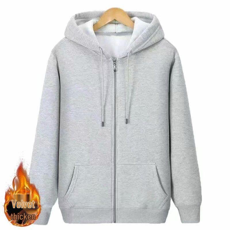 

Мужской кардиган с капюшоном в корейском стиле - Повседневная осенняя куртка M [90-105 lbs]