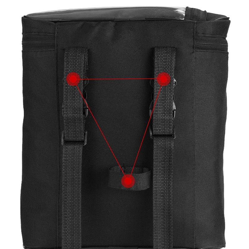 Sac de voyage pour vélo électrique, sac de transport étanche pour moto, sac de transport pour moto, tissu Oxford de conservation de la chaleur pour lunettes