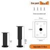 Adjustable Telescopic Furniture Legs: Cabinet, TV Stand, Bed, and Sofa Support Feet