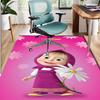 Masha and The Bear Pattern Rug, Indoor/Outdoor Mat, for Picnic, Gameroom, Bedroom, Office, Living Room, Home Decor Carpet, Birthday Gift
