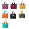 Foldable Shopping Bag Reusable Drawstring Grocery Bag Eco-Friendly Portable Tote Washable Nylon Shoulder Bag for Vegetables Fruits And Small Items