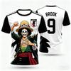 One Piece Tony Chopper Football Jersey Unisex Quick Dry Breathable Short Sleeve Tee Fashion Streetwear Sport Tops