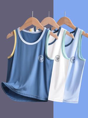 Kids Sleeveless Modal Vest: Lightweight Summer Underwear for Boys