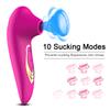 Red Clitoral Stimulator G Spot Vibrator for Women Clitoris Sucker Oral Sex Tongue Lick Nipple Suckers Sex Toys for Woman