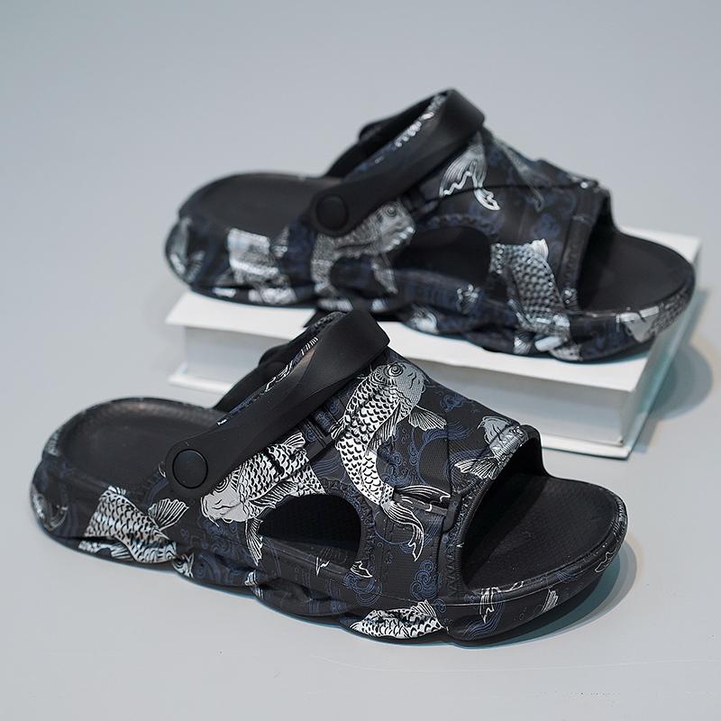 2024 NEW Summer Lightweight Beach Shoes Comfortable Man Slippers Non-slip Trend Soft Sandals for Men Choice Free Shipping Boys