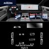 For Li AUTO LIXIANG L7/L8/L9 22-23 Car Interior Center Console Transparent TPU Protective Film Anti-scratch Repair Film Refit