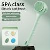 Four In One Electric Silicone Double Handle Bath Brush, with Long Handle Electric Back To Back Shower Brush, Body Dual Handle Washer