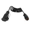 Trailer Wiring Spring Wire Connection Cables Extension Cord Caravan Connectors 12V 7 To 13 Pin