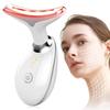 7 Color LED Red Light Therapy for Face & Neck, Anti Wrinkle Skin Care Device for Face Lift, Anti Aging, Smooth and Tightening Skin, White