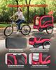 VEVOR Dog Bike Trailer, Supports Up To 45 Kg, Pet Cart Bicycle Carrier for Small & Large Dogs, Easy Folding Frame with Quick Release Wheel