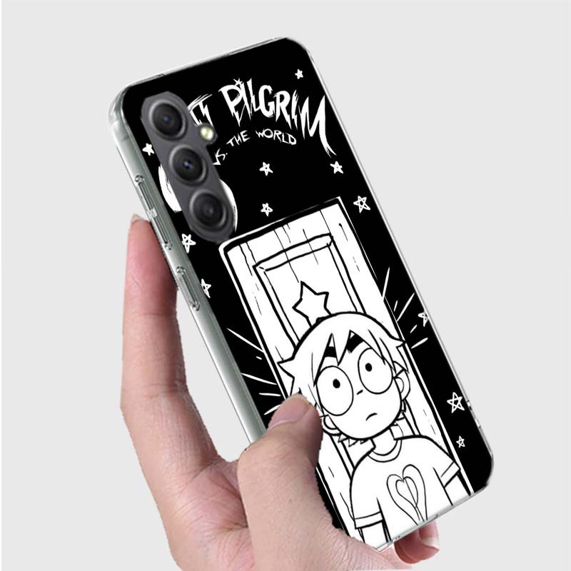 Scott Pilgrim anime Phone Case for Samsung A16 A26 A36 A56 A17 A37 A57 A07 A06 A02S A03 A04S A05S Galaxy Note 20 10 A50S A71 A51
